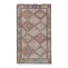 Distressed Turkish Animal Soumac Rug 3'10'' X 6'7'' | Area Rug in Rugs by Vintage Pillows Store. Item made of cotton with fiber