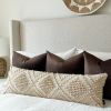 Verona Lumbar Pillow Cover - 12x40” | Pillows by Busa Designs