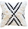 Jamila Handwoven Cotton Decorative Throw Pillow Cover | Cushion in Pillows by Mumo Toronto. Item made of cotton