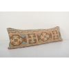 Faded Turkish Extra Long Bedding Rug Pillow, Turkish Long | Sham in Linens & Bedding by Vintage Pillows Store. Item composed of cotton & fiber