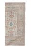 Vintage Pastel Turkish Kars Rug with Modern Medieval Style | Area Rug in Rugs by Vintage Pillows Store. Item made of cotton