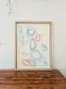 MEMORIES #2, Original Framed Painting | 18" x 20" | Oil And Acrylic Painting in Paintings by Damaris Kovach. Item made of canvas works with contemporary style
