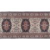 Vintage Animal Pattern Karabagh Caucasian Runner Rug | Rugs by Vintage Pillows Store. Item composed of cotton and fiber