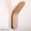 Pack of 2: Mid Century Modern Walnut Coat Hook Handmade Bent Wood Wall Hanger | Hardware by Spacecraft Furnishing