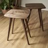 Modern End Table, Scandinavian End Table, Walnut, Cherry | Tables by Crafted Glory. Item made of oak wood