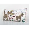 Lumbar Suzani Pictorial  Pillow Case Made from an Early 21th | Cushion in Pillows by Vintage Pillows Store