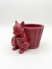Squirrel Wicker Planter | Plant Stand in Plants & Landscape by Kimi Craft Corner