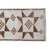 Geometrical Vintage Natural Turkish Herki Runner - Hallway | Area Rug in Rugs by Vintage Pillows Store. Item made of cotton