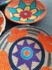 Set of 7 Baskets Wall Decor | Decorative Plate in Decorative Objects by Sarmal Design. Item made of cotton & synthetic compatible with boho and contemporary style
