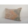 Muted Wool Carpet Rug Pillow, Faded Ethnic Turkish Yastik | Pillows by Vintage Pillows Store. Item composed of cotton