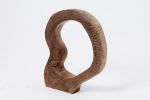Still Stand Abstract Wood Sculpture, Chainsaw Carved, Walnut | Sculptures by Logniture