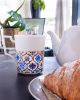 Royal Art Bone China Mug: Hand-Painted with Genuine 3K Gold | Drinkware by Artisan Homeware | The Section Cafe in Tambon Kho Hong. Item composed of ceramic