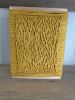 Woven Tile 9x12 - Mustard on Mustard | Wall Sculpture in Wall Hangings by Mpwovenn Fiber Art by Mindy Pantuso