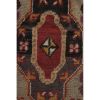 Vintage Red Wool Animal Turkish Rug 3'1" X 4'8" | Small Rug in Rugs by Vintage Pillows Store. Item made of cotton with fiber