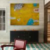 Colonel Mustard | Oil And Acrylic Painting in Paintings by Sarah Finucane