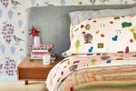 The Great Mother, Rose Quartz | Fabric in Linens & Bedding by Philomela Textiles & Wallpaper. Item composed of linen