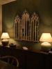 Handmade Bone Inlay Arch Mirror Set of 3, Gothic Cathedral Window Wall Mirror | Decorative Objects by IKKAZA