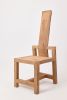 Massive Oak Armchair, Rustic, Burnt Wood, Black, Charred, Handmade | Chairs by Logniture