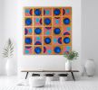 Abstract midcentury modern painting minimalist mcm painting | Oil And Acrylic Painting in Paintings by Berez Art. Item composed of canvas in minimalism or mid century modern style