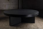 Ebonized Round Coffee Table | Tables by NO AGE FURNITURE STUDIO
