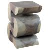 Haussmann® Wood BIG Wave Verve Accent Snake Table 12 x14x20 | Side Table in Tables by Haussmann®