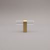 Clarity Acrylic T-Knob | Hardware by Hapny Home