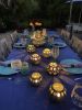 Round Tea Light Holder - Blue/Purple | Decorative Objects by Lynne Meade