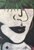 Portrait of Regina • Large Fabric Textile Wall Hanging Print | Tapestry in Wall Hangings by Sean Martorana. Item composed of cotton