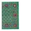 Silk Suzani Tapestry, Terra Cotta Suzani Wall Hanging Decor, | Tablecloth in Linens & Bedding by Vintage Pillows Store