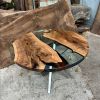 Round Epoxy Wood Dining Table | Tables by Ironscustomwood