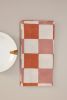 Blush Grid Block Print Napkins, Set of 4 | Linens & Bedding by Ninéh