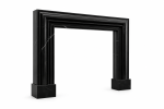Nero Marquina Marble Fireplace Surround | Custom Luxury Mantel | Fireplaces by Vero Marble