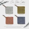 Pot Holder [Cord Strap] | Tableware by Keyaiira | leather + fiber. Item made of cotton with fiber