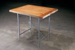 Straight Edge Fir Pub Table | Dining Table in Tables by Urban Lumber Co.. Item composed of steel