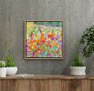 Wild Poppies | Oil And Acrylic Painting in Paintings by Checa Art. Item made of canvas with synthetic