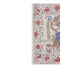 Vintage Folk Art Silk Human Pictorial Suzani From Uzbekistan | Tablecloth in Linens & Bedding by Vintage Pillows Store