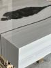 Panda Marble Coffee Table, Modern Side Table (48” X 48” X 18” | Tables by AEGEAN MARBLE ARTISAN ATELIER