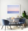 Pastel ocean wall art, minimalist "Ambient Panorama" photo | Photography by PappasBland. Item made of paper works with minimalism & contemporary style