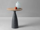 Minimalist side table, industrial style table | Tables by Donatas Žukauskas. Item made of oak wood & concrete compatible with minimalism and contemporary style