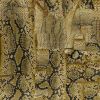 Serpentine, Ochre | Fabric in Linens & Bedding by Philomela Textiles & Wallpaper. Item composed of linen
