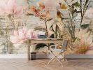 Floral Whimsy — Bold Florals Luxury Wallpaper Mural | Wall Treatments by ELLE WALLS