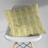 Canary Cotton Linen Throw pillow Cover | Pillows by Brandy Gibbs-Riley