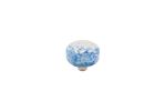Pebble Pacific Tide Ombré Circle Knob | Hardware by Windborne Studios. Item composed of stone & glass