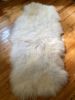 Ivory Icelandic Quad (4-pelt) Sheepskin | Area Rug in Rugs by East Perry. Item composed of wool and fiber