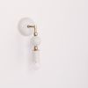 Beaded Sconce: Sphere | Sconces by Pigeon Toe Ceramics. Item composed of brass & ceramic