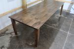 Pine Stained Modern Shaker Dining Table | Tables by Hazel Oak Farms. Item composed of oak wood