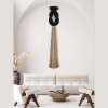 Forever Love Knot | Macrame Wall Hanging in Wall Hangings by YASHI DESIGNS | Stanly Ranch, Auberge Resorts Collection in Napa. Item made of cotton compatible with minimalism and contemporary style