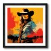 Outlaw Woman - Square | Prints by Western Mavrik