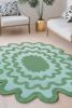 Burst Hand Tufted Rug | Area Rug in Rugs by Jubi Rugs. Item composed of wool & fiber