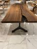 Walnut Table, Live Edge Dining Table, Wooden Dining Table | Desk in Tables by Tinella Collection. Item made of walnut works with contemporary & mediterranean style